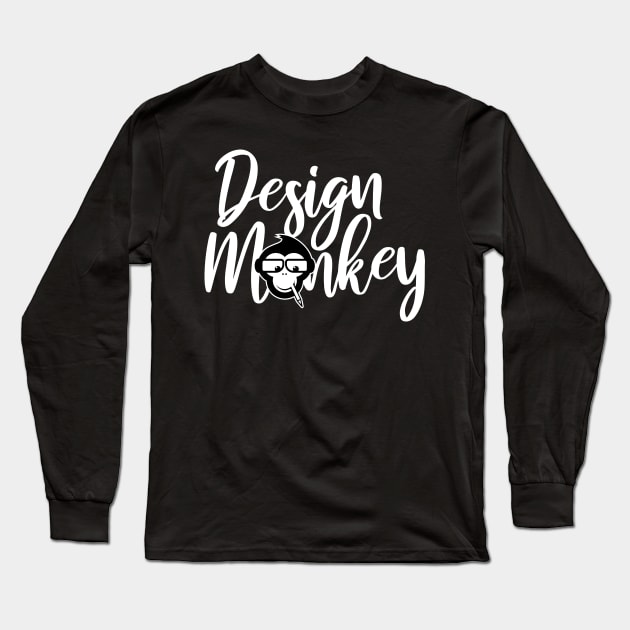 Design Monkey Long Sleeve T-Shirt by Wonderingalice